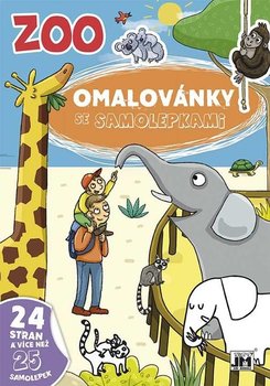 Omalovnky A4+ Zoo se samolepkami