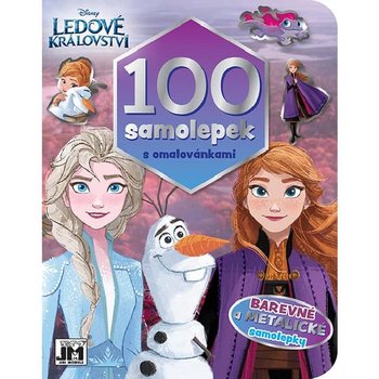 Frozen 100 samolepek s omalovnkami Ledov krlovstv