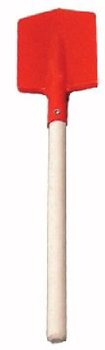 Ryc maly kovovy se dřevem 36cm - merkur, cross, pisek