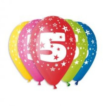Balonek s islem 5 potisk kulat 30 cm / nafukovac / balonky