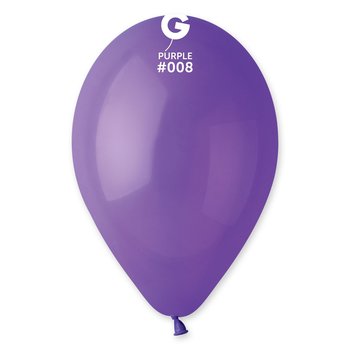 Balonek fialovy 26 cm kulat / nafukovac / balonky