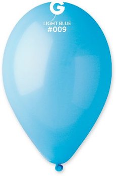 Balonek svtle modr  kulat / nafukovac / balonky