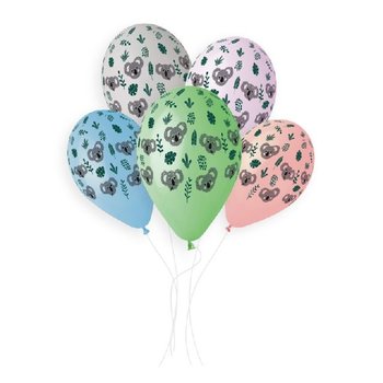 Balonky nafukovac potisk koala 33 cm 5 ks