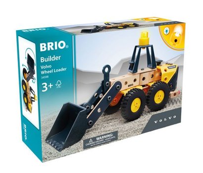 * BRIO Builder kolov naklada Volvo, stavebnice na baterie