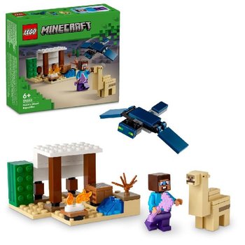 * LEGO Minecraft 21251 Steve a vprava do pout