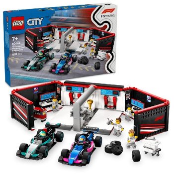 * LEGO City 60444 Gar F1 a vozy Mecedes