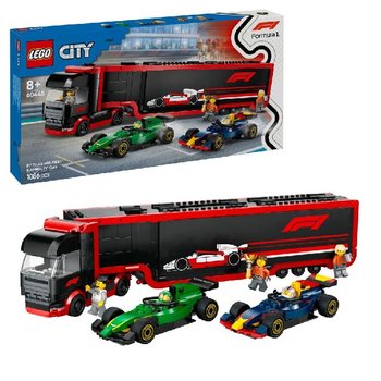 * LEGO City 60445 Kamion F1 s vozy F1