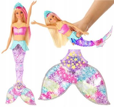 * BRB svtc mosk panna s pohyblivm ocasem GFL81/ GFL82 Barbie mattel Dreamtopia