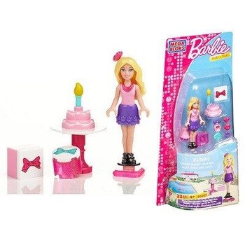 * Barbie figurka MEGA BLOKS MICRO narozeninov