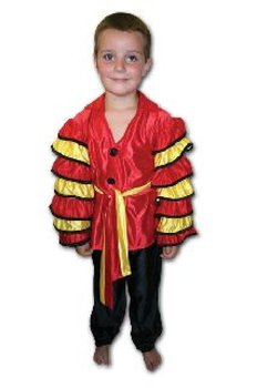 Sada doplnku tanecnik latino vel. M kostym / aty na karneval, party 6-8 let