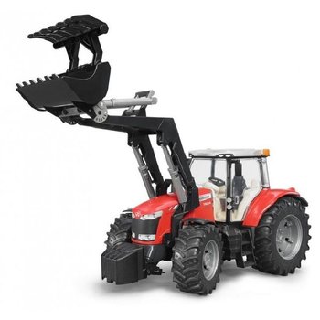 Bruder 3047 erven TRAKTOR MASSEY FERGUSON 7624 s nakladaem