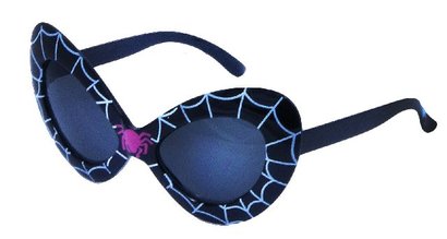 Brýle karnevalové pavoučí žena na čarodějnice, halloween