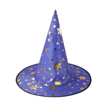 Klobouk čarodejnický modrý dětský na halloween párty