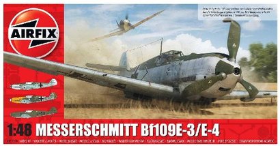 * Airfix Classic Kit letadlo A05120B- Messerschmitt Bf109E-3/E-4   1:48