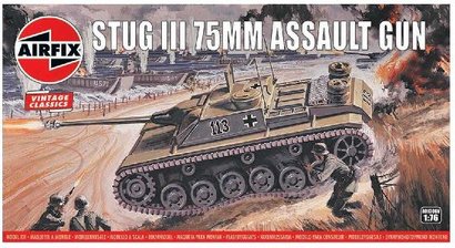 * Airfix Classic Kit VINTAGE military A01306V - Stug III 75mm Assault Gun   1:76