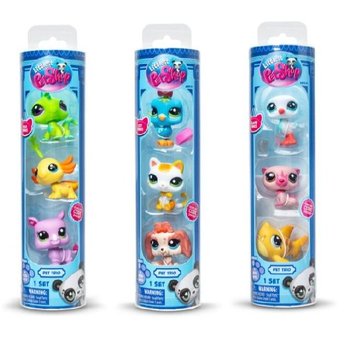 * Littlest Pet Shop 3 figurky a psluenstv LPS
