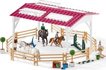 * Schleich Jezdeck kola s jezdci a komi 42389