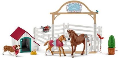 * Schleich 42458 hostujc kon Hannah s fenkou Ruby