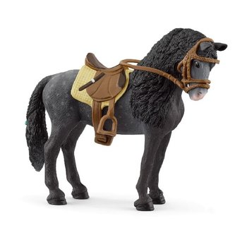 * Schleich 42708 Klisna Pura Raza Espanola Stallion se sedlem a uzdou