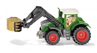 * Siku 1539 traktor Fendt s uchopovaem  9,3 x 3,5 cm