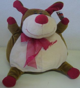 Plyov pejsek BE MINE k valentnu 27cm