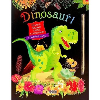 Dinosaui vykrabovac knka a omalovnky