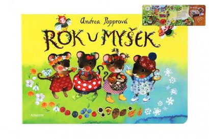 Knka Rok u myek CZ text 24x16cm leporelo