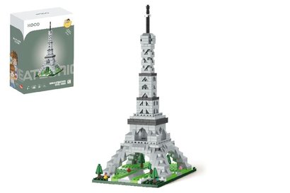Stavebnice mini KOCO Eiffelova v plast 538ks v krabice