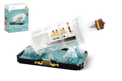 Stavebnice mini KOCO Titanic v lhvi plast 918ks v krabice