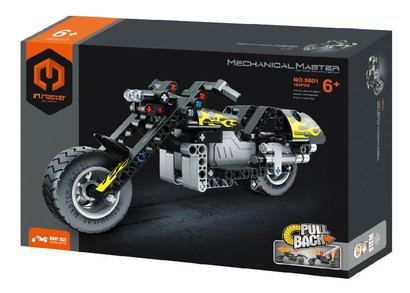 Stavebnice iM.MASTER motorka na zptn nataen plast