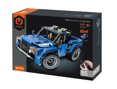 Stavebnice iM.MASTER ternn auto RC skldac plast 2,4GHz 353 dlk na baterie