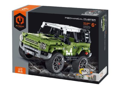 Stavebnice iM.MASTER ternn auto plast 474 dlk na zptn nataen v krabici
