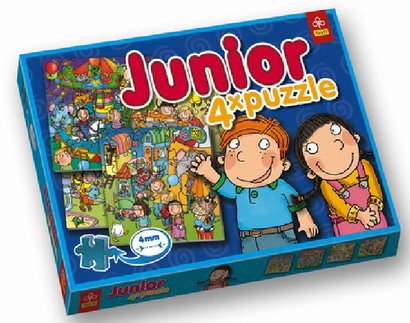 Trefl Svt zbavy 4v1 Junior 4,6,9,12 dlk, puzzle