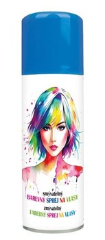 Tmav modr barva na vlasy ve spreji 125 ml na karneval, prty / lak smvateln