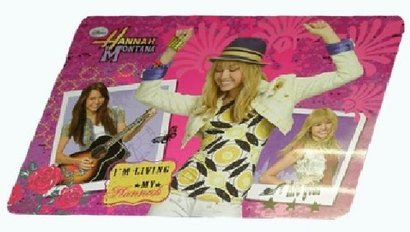 Prostirani Hannah Montana / podloka  s Miley Cyrus 40x28cm