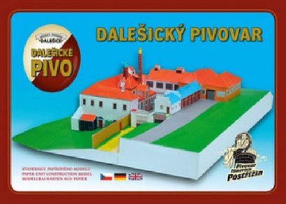 Daleick pivovar  - paprov vystihovnky / stavebnice paprovho model