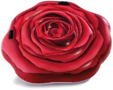Lehátko Rudá růže 137 × 132 cm nafukovací  58783 / nafukovačky voda Matrace