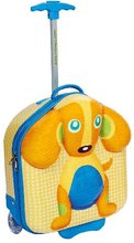 Bino kufr cestovní s kolečky pes, dětský 31x40x20 cm