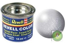 * Revell emailov barva . 90 metalicka stbrn silver metalic 32190