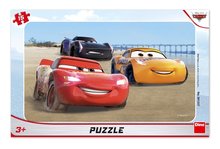 Puzzle Cars zvod - 15 dlk deskov tvary