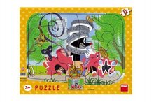 Puzzle Krtek oprav 12 dlk deskov tvary