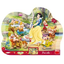 Puzzle deskov s konturou 25 WD Snhurka