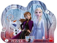 Puzzle deskové s konturou 25 Frozen II, Ledové království