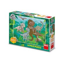 Puzzle 24 maxi Jursk svt, DINOSAUI