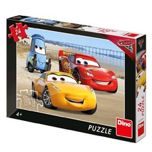 Puzzle Cars 3: Na pláži 24 26 x18 cm
