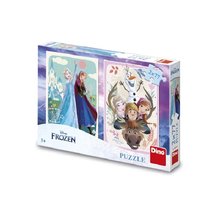 Dino FROZEN: Anna a Elsa 2 x 77 dlk, puzzle