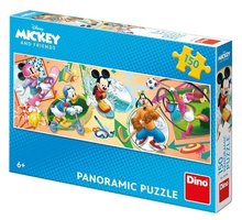 Mickey 150 panoramic puzzle dino  66 x 23 cm