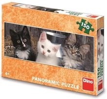 Dino 150 Tři Koťátka panoramic puzzle