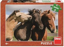Puzzle 300 XL koně barevní  47 x 33 cm