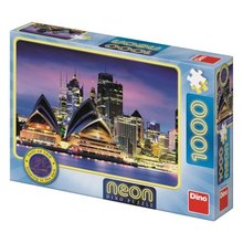 Dino opera Sydney neon 1000 dlk Puzzle 66 x 47 cm